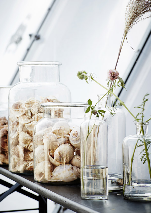 Wazon szklany Madam Stoltz 28x15 cm - obrazek 3