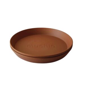 Zestaw dwóch talerzyków Round Caramel Mushie