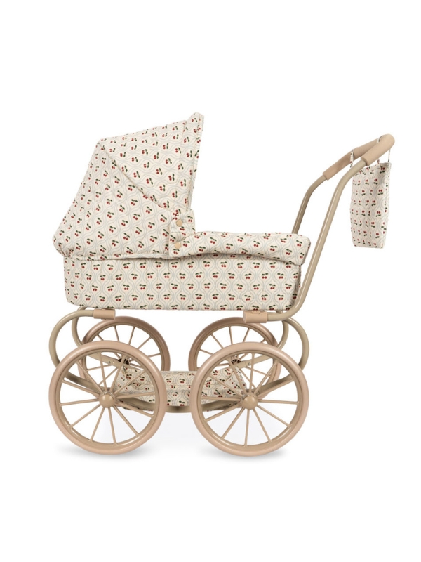 Wózek dla lalek Minnie z gondolą Cherry Motif - obrazek 2