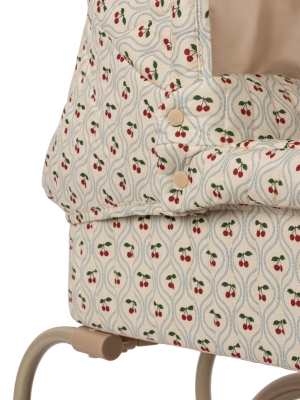 Wózek dla lalek Minnie z gondolą Cherry Motif - obrazek 4