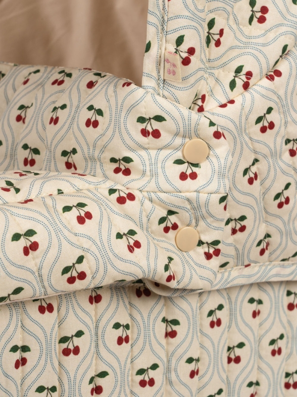 Wózek dla lalek Minnie z gondolą Cherry Motif - obrazek 5