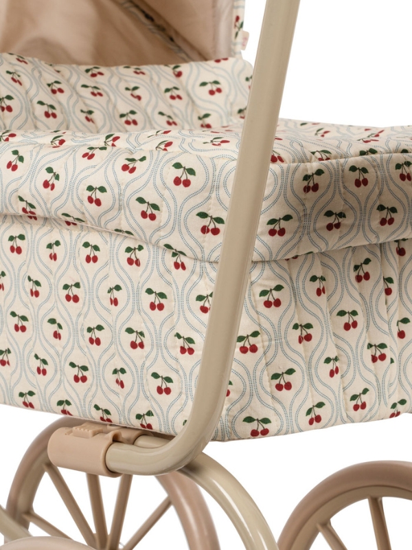 Wózek dla lalek Minnie z gondolą Cherry Motif - obrazek 6