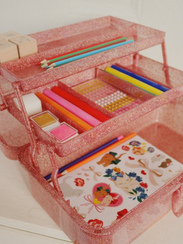 Zestaw kreatywny w skrzynce Caddy Glitter Rose - obrazek 9