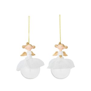 Ozdoba świąteczna aniołek Griselda 2 sztuki