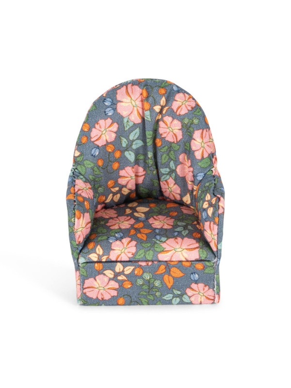 fotel w kwiatki dla misia