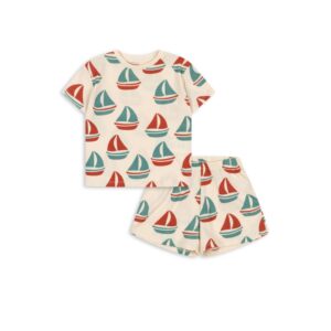 Bawełniany komplet dziecięcy Ahoy