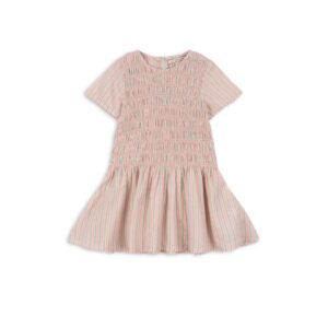 Sukienka bawełniana w paski Blush Stripe